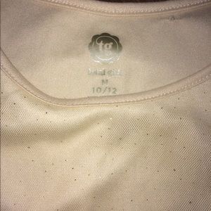 Golden sparkling  cream dress 5/20